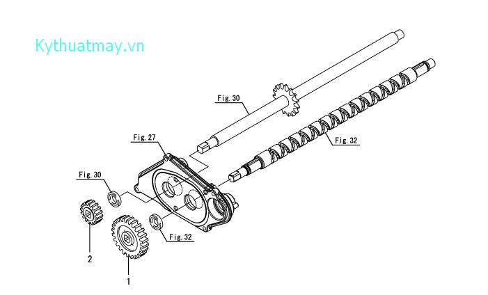 Bánh dẫn hướng ngang - Chọn số 26